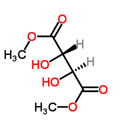D-(-)-酒石酸二甲酯结构式
