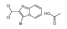 acetic acid,3-bromo-2-(dichloromethyl)imidazo[1,2-a]pyridine Structure