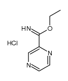 ethyl pyrazine-2-carbimidate hydrochloride Structure