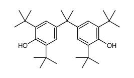4,4'-(2,2-Propanediyl)bis[2,6-bis(2-methyl-2-propanyl)phenol] Structure