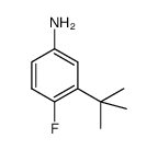 3-(tert-butyl)-4-fluoroaniline结构式