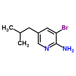 3-bromo-5-isobutylpyridin-2-amine picture