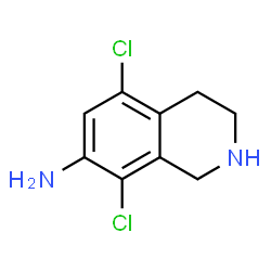 7-Amino-5,8-dichloro-1,2,3,4-tetrahydroisoquinoline Structure