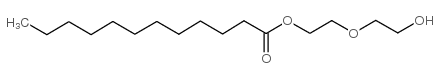 diethylene glycol monolaurate Structure