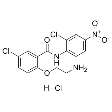 2-(2-氨基乙氧基)-5-氯-N-(2-氯-4-硝基苯基)苯甲酰胺盐酸盐图片
