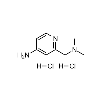 2-[(二甲氨基)甲基]吡啶-4-胺二盐酸盐结构式