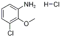 3-CHLORO-2-METHOXYANILINE HYDROCHLORIDE Structure