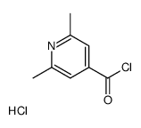 2,6-dimethylpyridine-4-carbonyl chloride,hydrochloride Structure