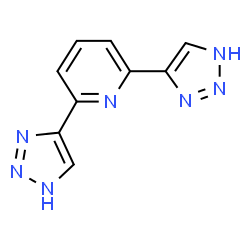2,6-二(2H-1,2,3-三唑-4-基)吡啶结构式
