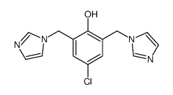 4-chloro-2,6-bis(imidazol-1-ylmethyl)phenol Structure