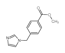 4-(1H-咪唑-1-甲基)苯甲酸甲酯结构式