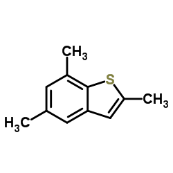 2,5,7-Trimethyl-1-benzothiophene Structure