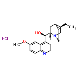 (8alpha,9R)-10,11-dihydro-6'-methoxycinchonan-9-ol monohydrochloride Structure