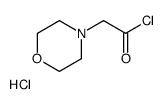2-morpholin-4-ylacetyl chloride,hydrochloride Structure