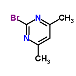 2-Bromo-4,6-dimethylpyrimidine Structure