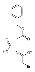 (2S)-2-[(2-bromoacetyl)amino]-4-oxo-4-phenylmethoxybutanoate Structure