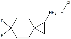 6,6-Difluorospiro[2.5]octan-1-amine hydrochloride Structure