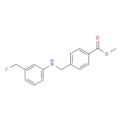 4-[[[3-(氟甲基)苯基]氨基]甲基]苯甲酸甲酯结构式