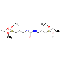 N,N-二(3-三甲氧基硅丙基)脲结构式