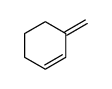 3-methylidenecyclohexene结构式