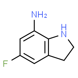 1H-Indol-7-amine,5-fluoro-2,3-dihydro-(9CI) Structure