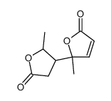 2,2'-dimethyl-3',4'-dihydro-2H,2'H-[2,3']bifuranyl-5,5'-dione Structure