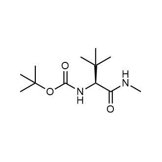 (S)-tert-butyl (3,3-dimethyl-1-(methylamino)-1-oxobutan-2-yl)carbamate(WXC08256) Structure
