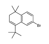 6-bromo-4-tert-butyl-1,1-dimethyl-2H-naphthalene结构式