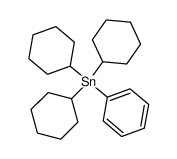 tris(cyclohexyl)(phenyl)stannane结构式