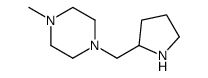 Piperazine, 1-methyl-4-(2-pyrrolidinylmethyl)- (9CI)结构式