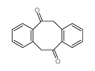 5,11-dihydrodibenzo[2,1-b:2',1'-f][8]annulene-6,12-dione结构式