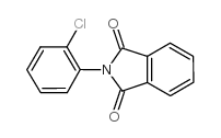 N-(2-氯苯基)邻苯二甲酰亚胺结构式