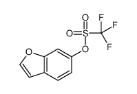 苯并呋喃-6-基 三氟甲烷磺酸结构式