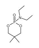neopentyl N,N-diethyl phosphoramide Structure