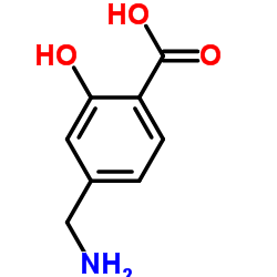 4-aminomethyl-2-hydroxybenzoic acid结构式