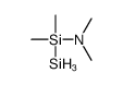 N-[dimethyl(silyl)silyl]-N-methylmethanamine Structure