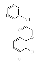 Acetamide,2-(2,3-dichlorophenoxy)-N-3-pyridinyl-结构式