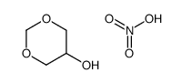 1,3-dioxan-5-ol,nitric acid Structure