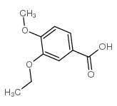 3-ethoxy-4-methoxybenzoic acid Structure