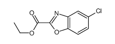 5-氯苯并[d]恶唑-2-甲酸乙酯结构式