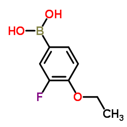 4-Ethoxy-3-fluorophenylboronic acid structure