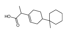 Acide alpha-(methyl-1 cyclohexyl-4 cyclohexen-1 yl) propionique [Frenc h]结构式