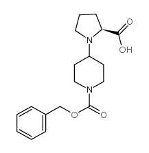 (1-((苄氧基)羰基)哌啶-4-基)-L-脯氨酸结构式