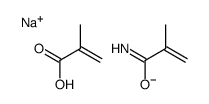 Metacrylamide-sodium methacrylate polymer Structure