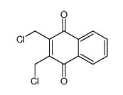 2,3-二(氯甲基)-1,4-二氢萘-1,4-二酮结构式