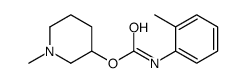 (1-methylpiperidin-3-yl) N-(2-methylphenyl)carbamate结构式