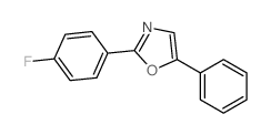 Oxazole,2-(4-fluorophenyl)-5-phenyl-结构式
