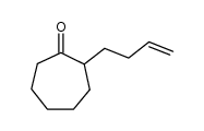 2-(3'-butenyl)-cycloheptanone结构式