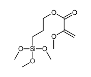 3-trimethoxysilylpropyl 2-methoxyprop-2-enoate Structure