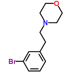 4-(3-溴苯乙基)吗啉结构式